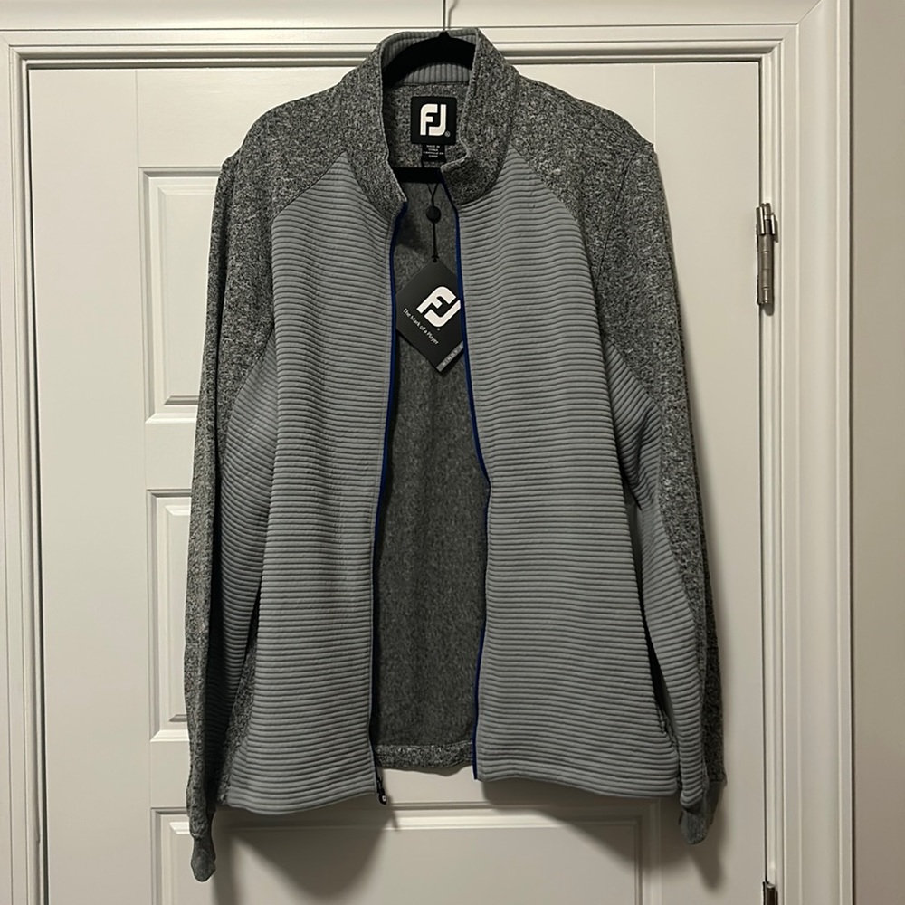 Men’s XL FootJoy Ribbed Sweater Fleece Jacket